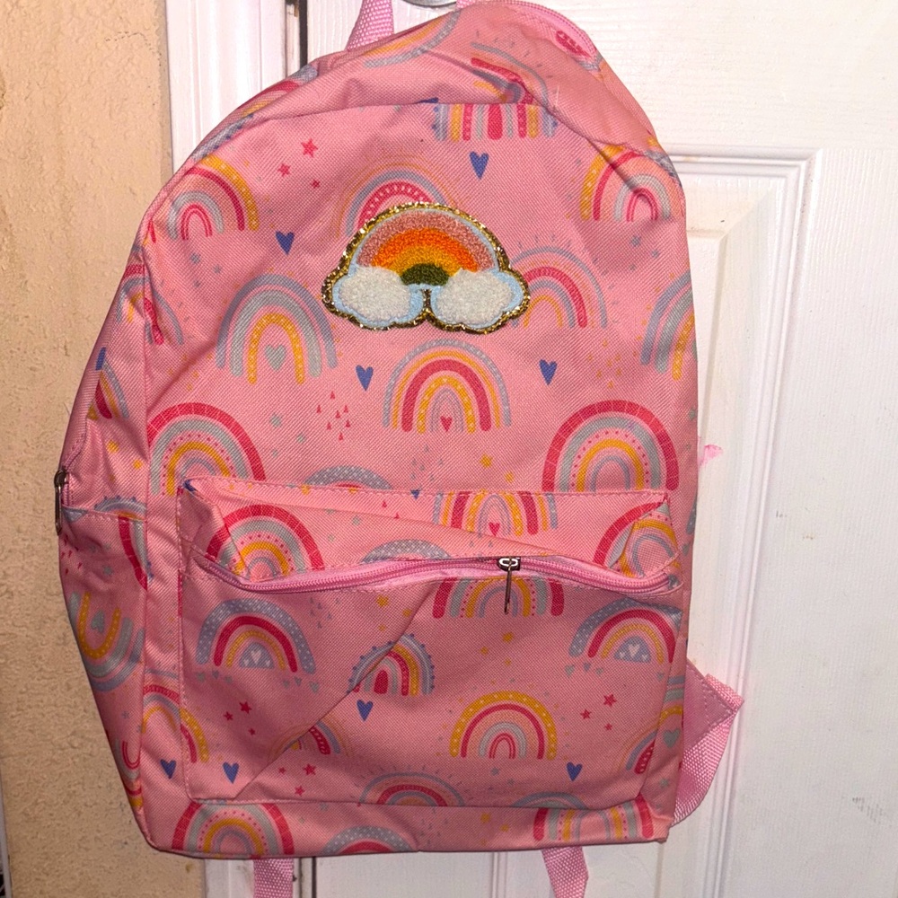 Pink Rainbow Kids Backpack